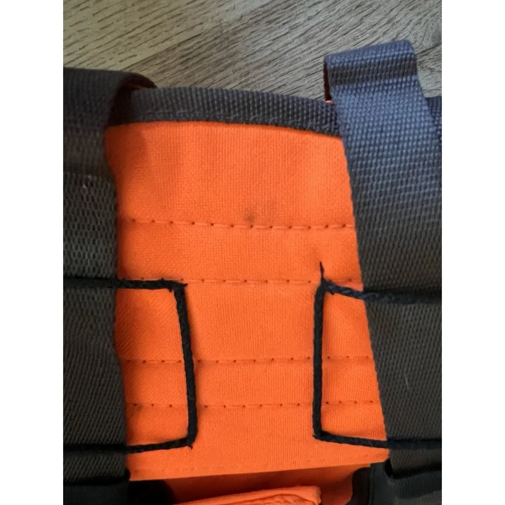 Aussie Naturals Dog Floatation Vest Blaze Orange Medium Pet Hunting Safety